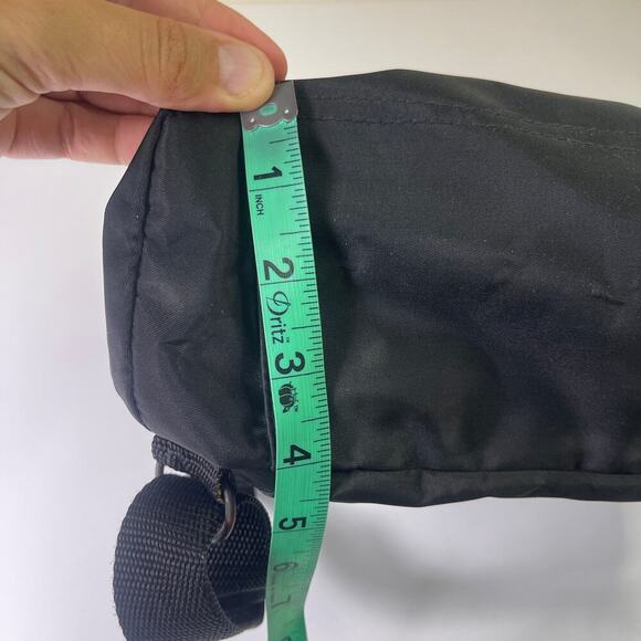 Vintage 90s GAP Black Nylon Zip Closure Square Backpack 9" x 9" - Picture 13 of 15